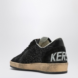 Golden Goose Ball Star sneakers black in suede and glitter - Img 2