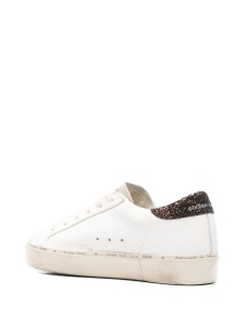 Golden Goose Hi Star in white nappa with leather star and heel tab - Img 4
