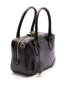 Golden Goose Vita Bag in smooth black leather and gold details - Img 2