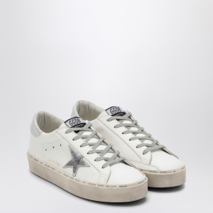 Golden Goose White/silver Hi-Star sneakers