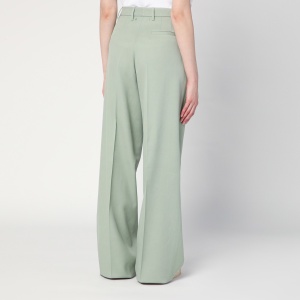 Golden Goose Wide-leg light green wool trousers - Img 2