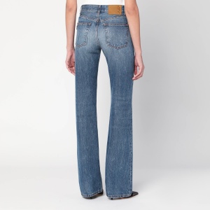 HAIKURE Blue washed-effect Star jeans - Img 2