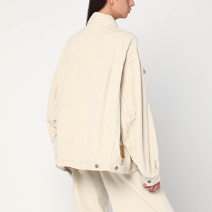 HAIKURE Wide ecru corduroy jacket - Img 2