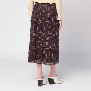 ISABEL MARANT Étoile Diya skirt in cotton voile with print - Img 2
