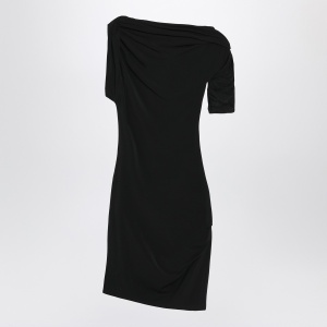 JACQUEMUS Black draped mini dress - Img 2