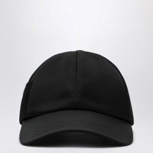 JACQUEMUS Black Ovalie baseball cap