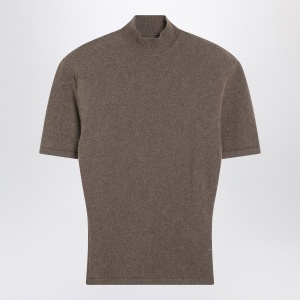 JACQUEMUS Brown wool and cashmere top