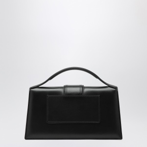 JACQUEMUS Le Grand Bambino bag in black leather - Img 2