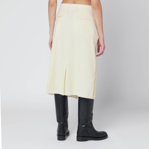 Jil Sander Vanilla-coloured wool skirt - Img 2