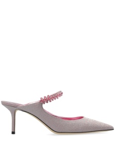 Jimmy Choo Bing Mules with Rhinestones