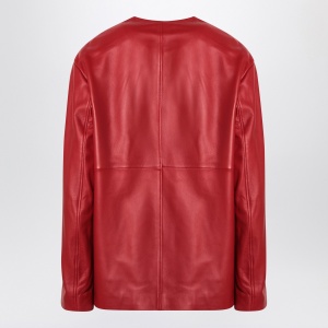 LouLou De Saison Red Atalia leather jacket - Img 2