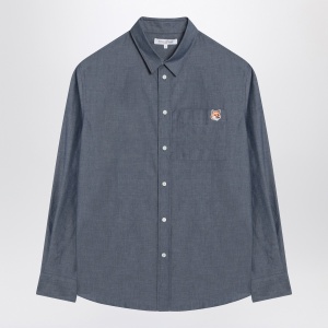 Maison Kitsuné Indigo cotton shirt