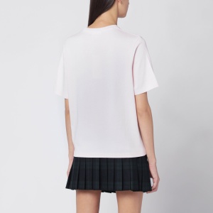 Maison Kitsuné Light pink T-shirt with logo patch - Img 2