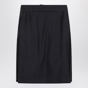 Maison Margiela Blue skirt with satin side panels