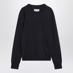 Maison Margiela Navy blue wool sweater