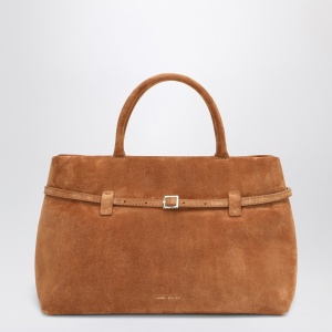 Manu Atelier Le Cambon 35 Camel bag in suede