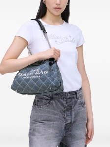 Marc Jacobs The Quilted Denim Chain Sack Bag - Img 2
