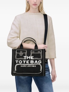 Marc Jacobs The Trompe L'Oeil Cargo Canvas Medium Tote Bag - Img 4