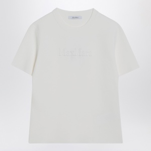 Max Mara White T-shirt in viscose crêpe