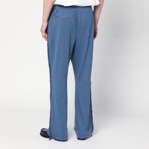 Needles Slate blue jogging pants with fringes - Img 2