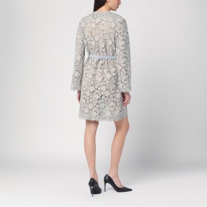 P.A.R.O.S.H. Light grey lace long jacket - Img 2