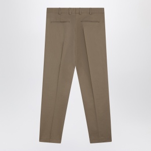 PT Torino Dark beige cotton trousers - Img 2