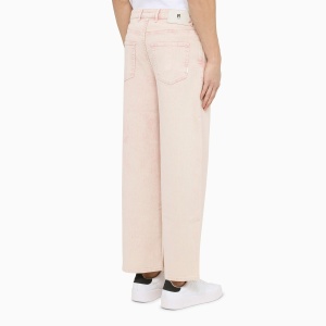 PT Torino Denim Regular pink cotton jeans - Img 2