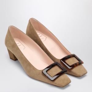 ROGER VIVIER Belle Vivier tobacco suede Décolletté - Img 2