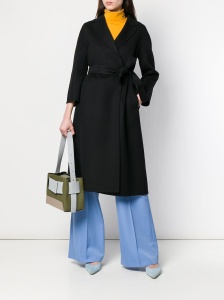 S Max Mara Coats Black - Img 2