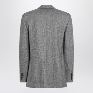 Saint Laurent Gray jacket in Prince of Wales check - Img 2