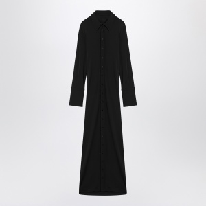 Sportmax Black shirt dress in viscose jersey