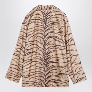 Stella McCartney Silk shirt with tiger print - Img 2