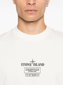 Stone Island T-shirts and Polos Ivory - Img 4