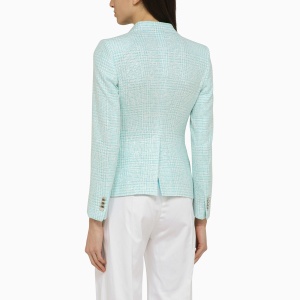 Tagliatore Light blue double-breasted jacket - Img 2