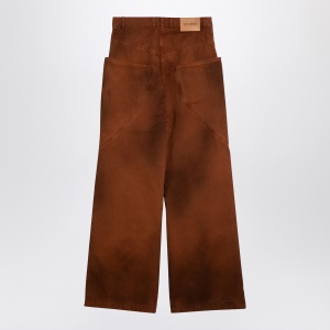 The Attico Brown shaded baggy jeans - Img 2