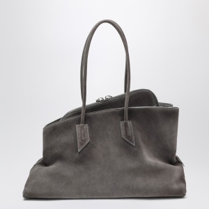The Attico La Passeggiata Medium bag in grey suede - Img 2