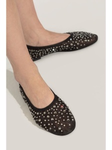 Tory Burch crystal embellished ballerina shoes - Img 3