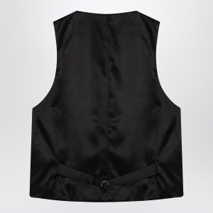 Valentino Charcoal grey vest in wool - Img 2