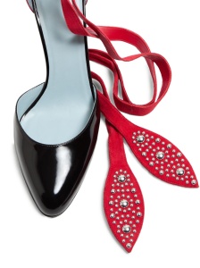 Valentino Garavani 85mm Foliefoliage pumps - Img 3