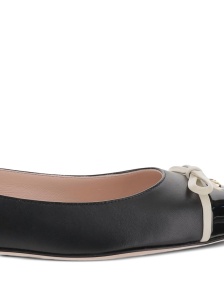 Valentino Garavani Bepointy leather ballet flats - Img 2