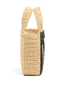 Valentino Garavani Viva Superstar Small Raffia Shopping Bag - Img 4