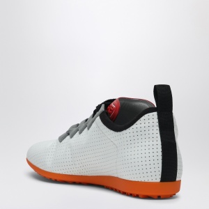 Valentino Garavani White perforated nappa leather Chromathon Sneaker - Img 2