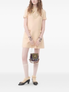 Valentino Short Crepe Couture Dress - Img 4