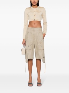 Versace Barocco lurex cropped cardigan - Img 2