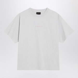 White Balenciaga Back Medium Fit T-shirt