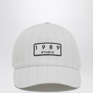 White striped 1989 Studio baseball cap