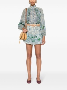 Zimmermann Ottie Tuck Linen Shorts - Img 3