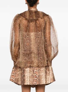 Zimmermann Ruffle-trimmed silk shirt - Img 3