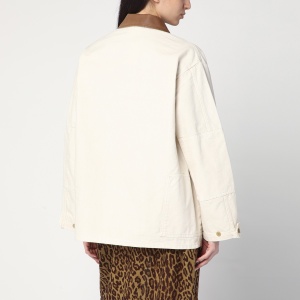6397 Barn ivory jacket in cotton - Img 2