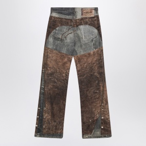 Acne Studios Jeans with Trompe L''Oeil print - Img 2